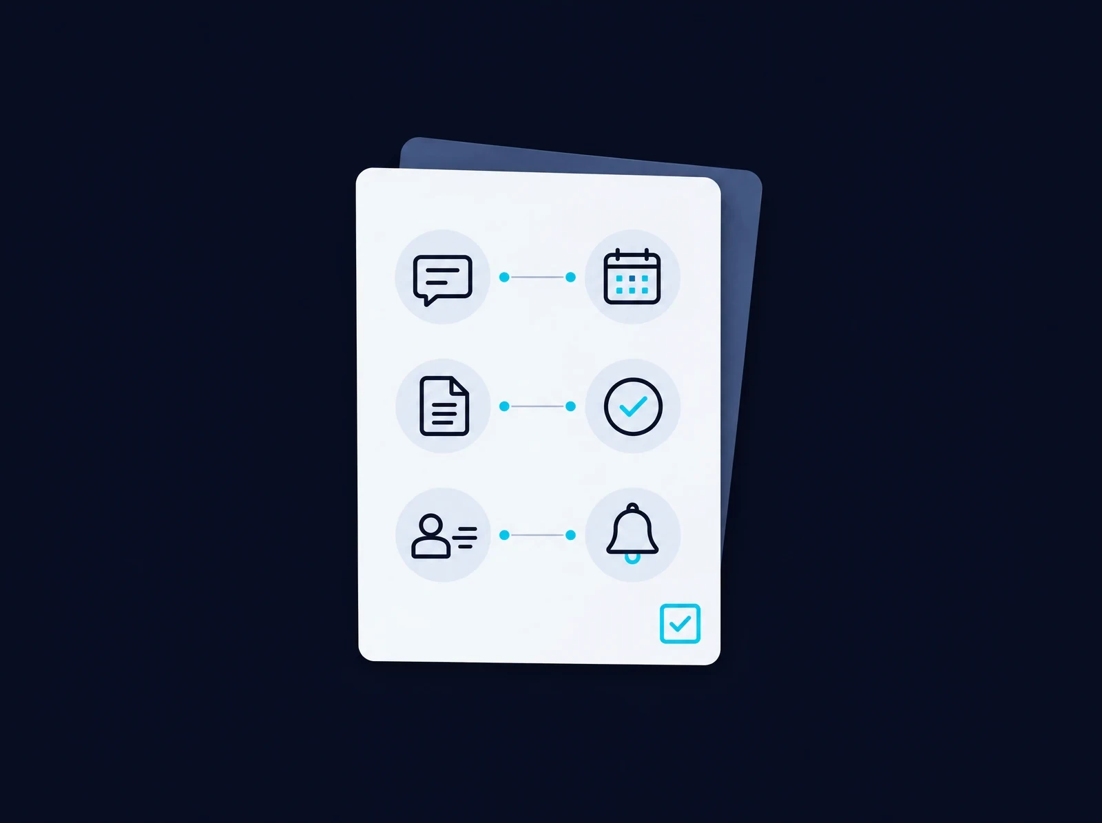 Illustrative Blueprint showing potential workflows and review steps